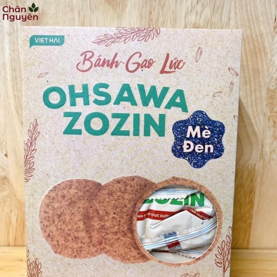 Bánh gạo lứt Zozin mè đen 
