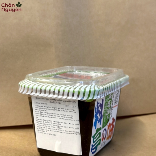 Miso dashi trộn sẵn Marukome 20% muối (375g) 